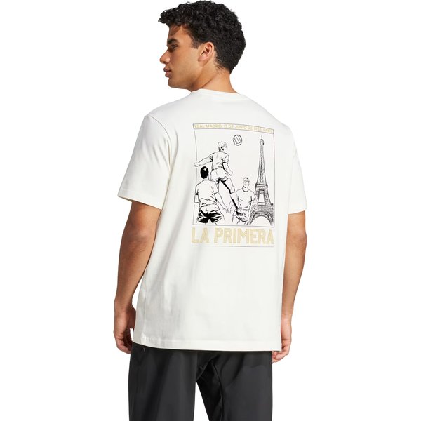 Koszulka męska Real Madrid Heavy Cotton Adidas - white