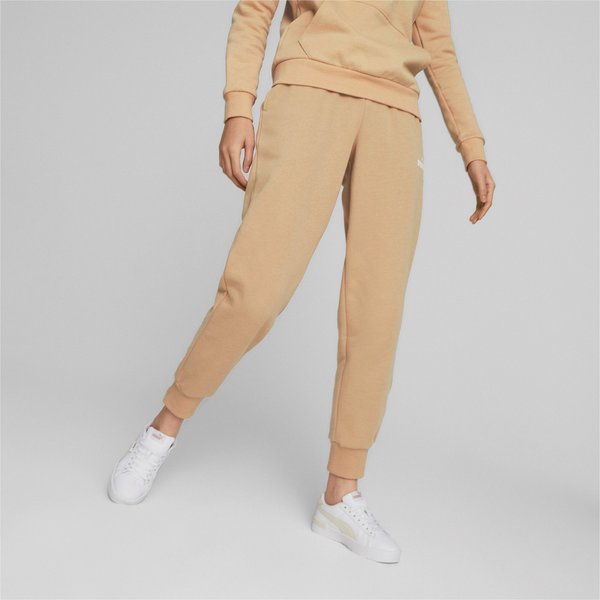 Spodnie dresowe damskie ESS Sweatpants FL Puma - dusty tan