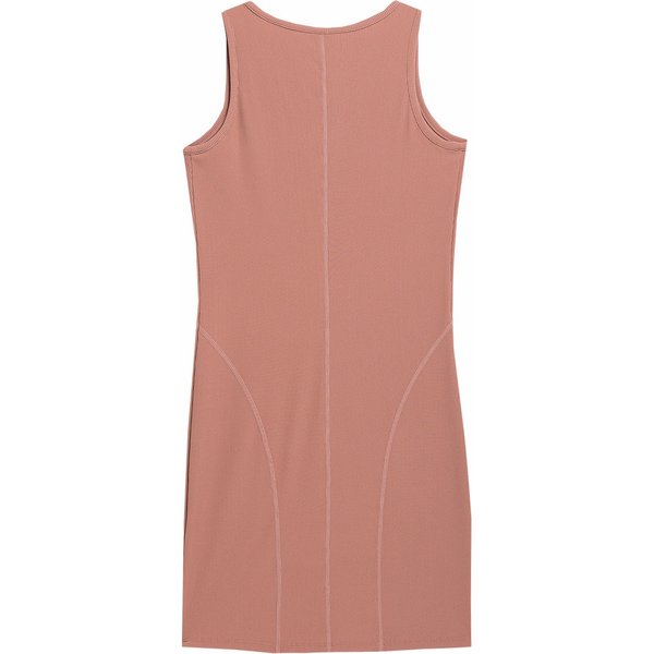 Sukienka damska 4FSS23TDREF020 4F - łososiowa