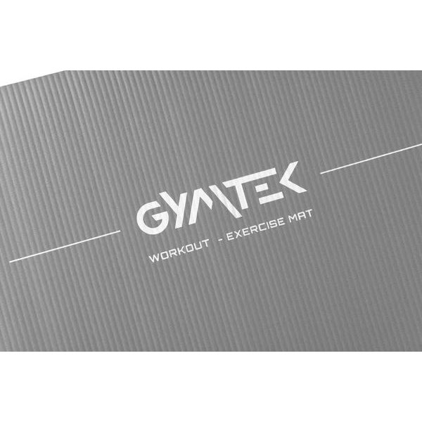 Mata do ćwiczeń gruba, do jogi NBR 1,5 Gymtek - szary