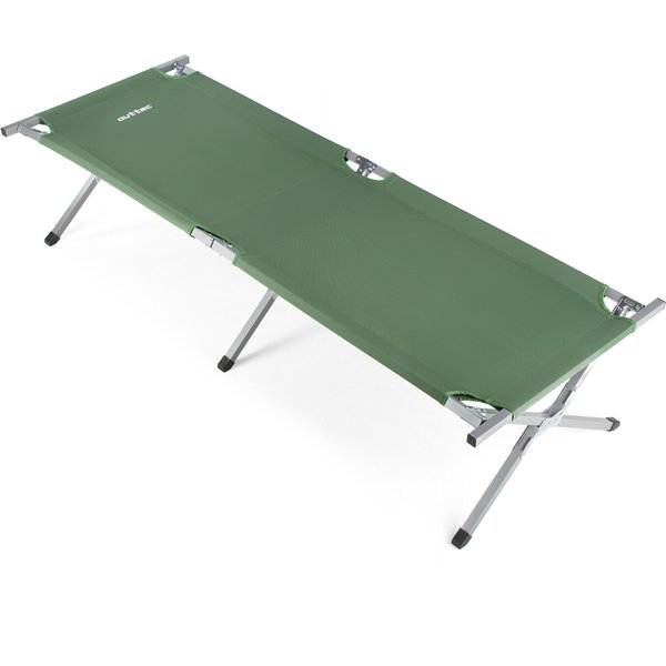Łóżko turystyczne, polowe Kanadyjka Outtec - ciemny zielony