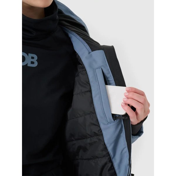 Kurtka snowboardowa damska TTJAF586 4F - denim