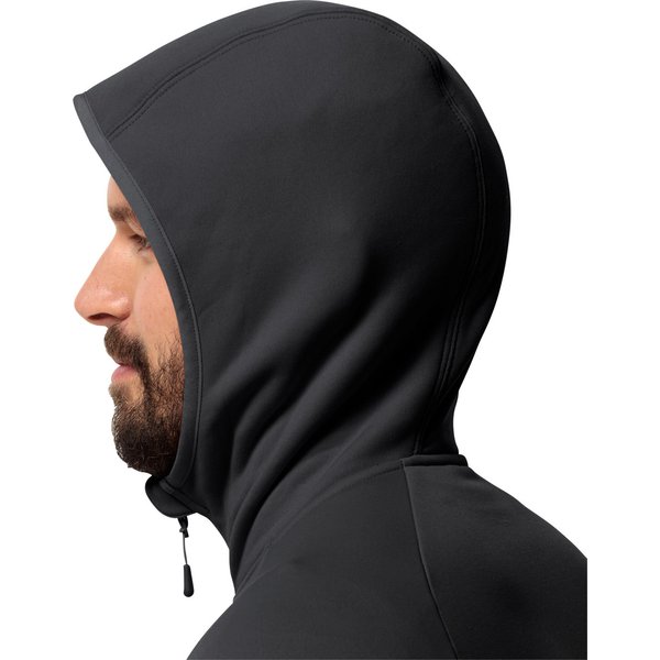 Polar męski Baiselberg Hooded Jack Wolfskin - black