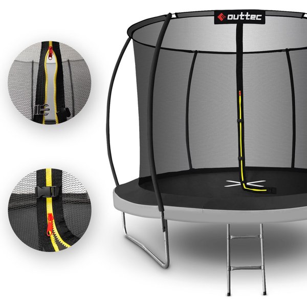 Trampolina Pumpkin 366cm 12ft Outtec - czarna