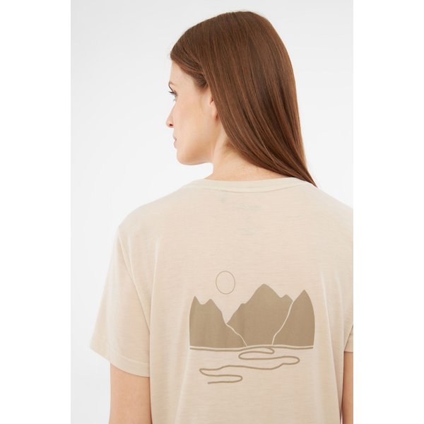 Koszulka damska Morain Viking - beżowy