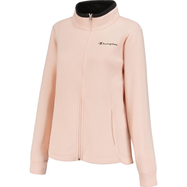 Dres damski Full Zip Fleece Champion - jasnoróżowy/czarny