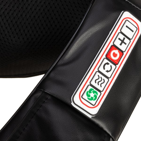 Masażer do karku i szyi Shiatsu Gymtek - czarny