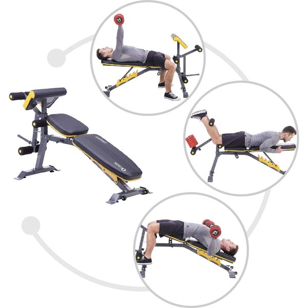 Ławka regulowana do ćwiczeń LS3061 4w1 HMS