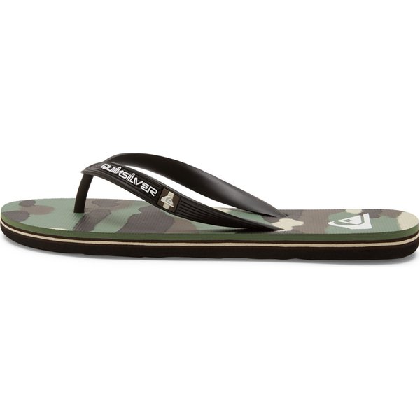 Klapki, japonki Molokai Art II Quiksilver - Black/Brown/Green
