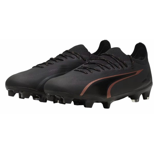 Buty piłkarskie, korki Ultra Ultimate FG/AG Puma - Black-Copper