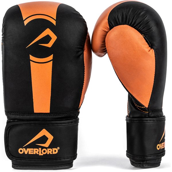 Rękawice bokserskie juniorskie Boxer Overlord - pomarańczowy