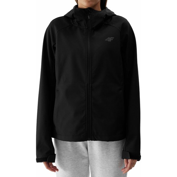 Softshell damski 4FWSS24TSOFF216 4F - głęboka czerń