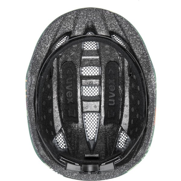 Kask rowerowy juniorski Kid 2 CC Uvex - zielony/zwierzęta