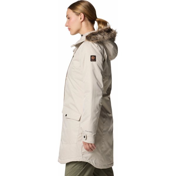 Płaszcz damski Suttle Mountain Long Insulated Columbia - Dark Stone