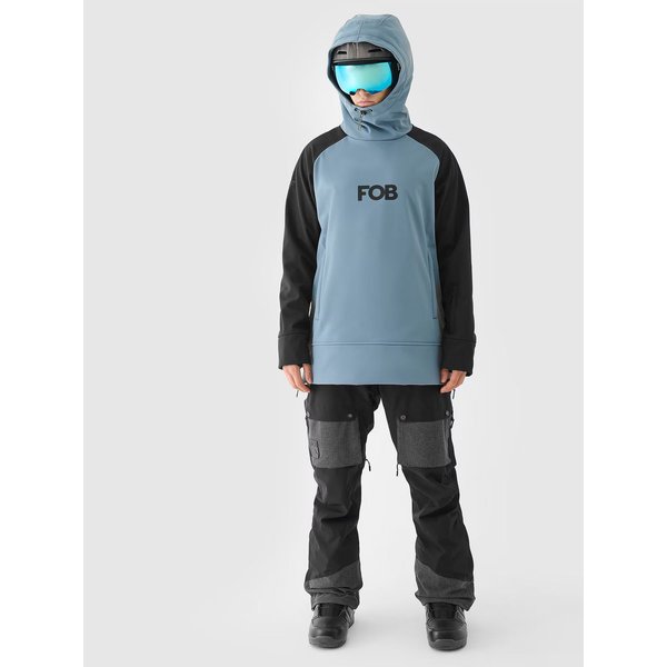 Bluza snowboardowa męska FOB TSOFM255 4F - denim