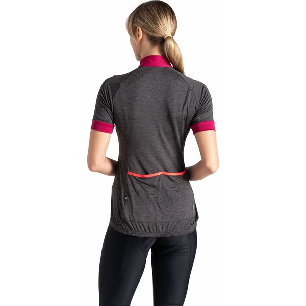 Koszulka rowerowa damska Pedal Through It II Dare2B - Black Marl