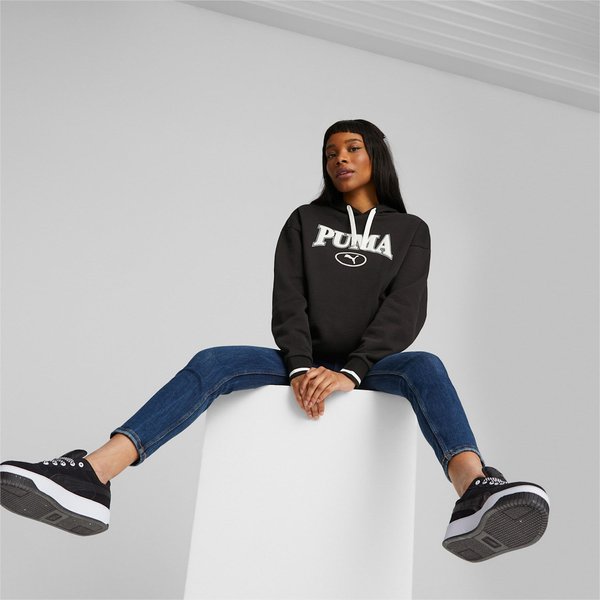 Bluza damska Squad Hoodie FL Puma - czarny