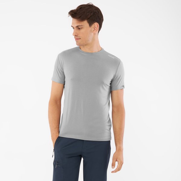 Koszulka męska Lenta Bamboo Viking - szary