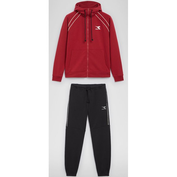 Dres damski HD FZ Core Diadora - czerwony/czarny