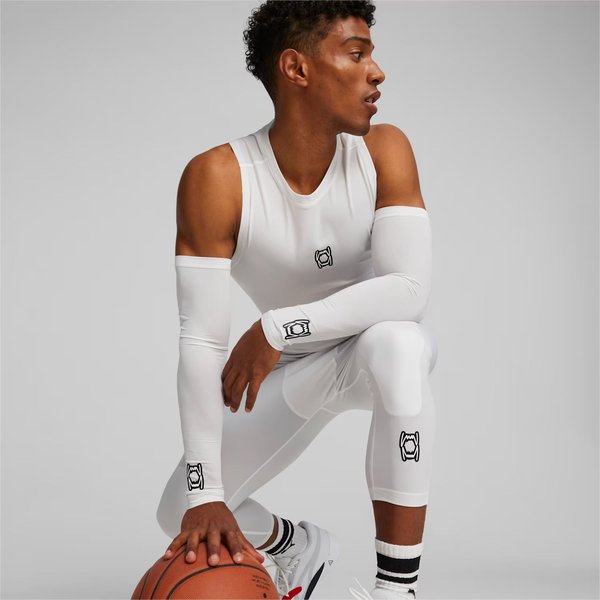 Rękawy kompresyjne Hoops Team Puma - white