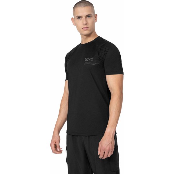 Koszulka męska 4FSS23TFTSM163 4F - czarna