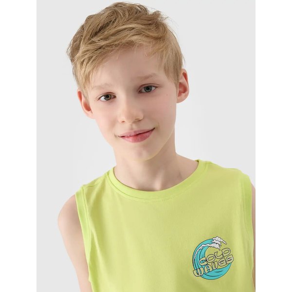 Bezrękawnik chłopięcy TSLEM162 4F - soczysta zieleń