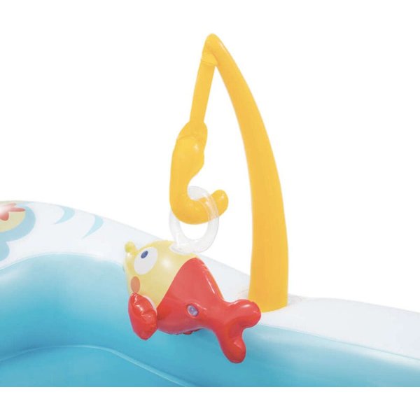 Basen brodzik plac zabaw wędkarz 218x188x99cm Intex