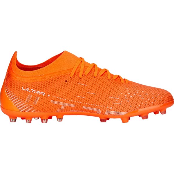 Buty piłkarskie, korki Ultra Match MG Logo Puma - pomarańczowe