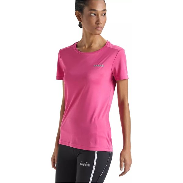 Koszulka damska L. SS Run Diadora - różowy