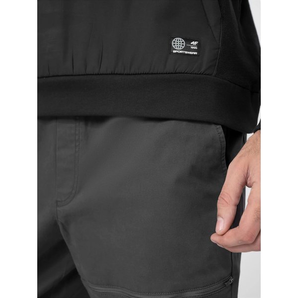 Bluza polarowa męska H4Z22 BLM010 4F - antracyt