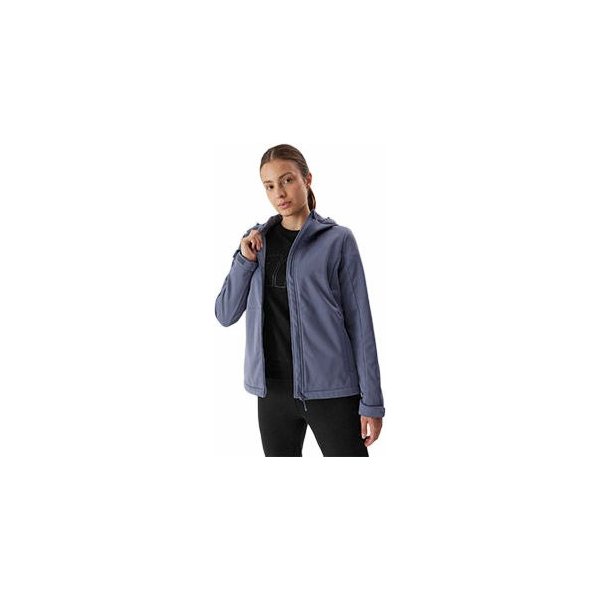 Softshell damski 4FAW23TSOFF178 4F - denim