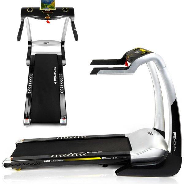 Bieżnia elektryczna Auris + smartband Spokey