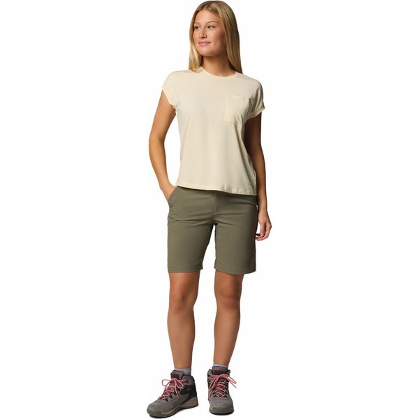 Spodenki trekkingowe damskie Leslie Falls Long Short II Columbia - Stone Green