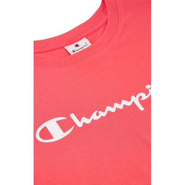 Koszulka damska Slim Fit Champion - Dark Pink