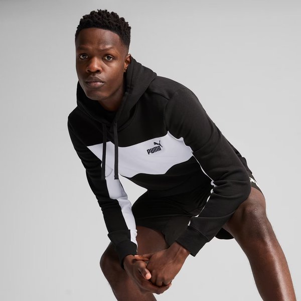 Bluza męska Ess Block Hoodie TR Puma - black