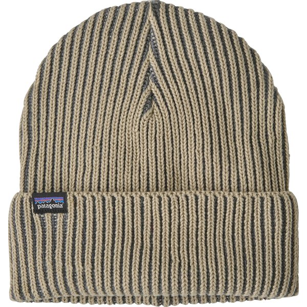 Czapka Fisherman's Rolled Beanie Patagonia - contrast stripe: weathered stone