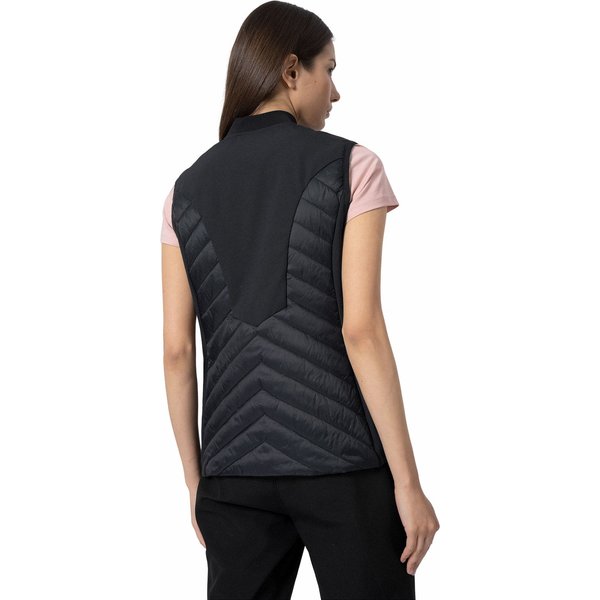 Kamizelka puchowa damska 4FSS23TVESF037 4F - antracytowa