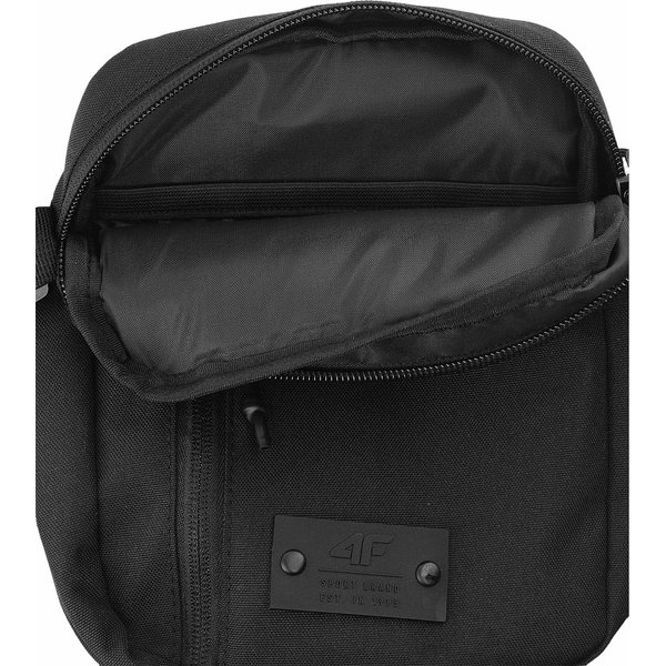 Torba na ramię, listonoszka 4FWSS24APOUU059 1,7L 4F - głęboka czerń