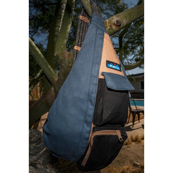Plecak na jedno ramię, saszetka Rope Bag 10L KAVU - Black