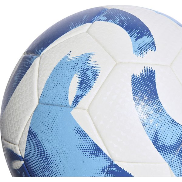 Piłka nożna Tiro League Thermally Bonded 5 Adidas - biały/niebieski