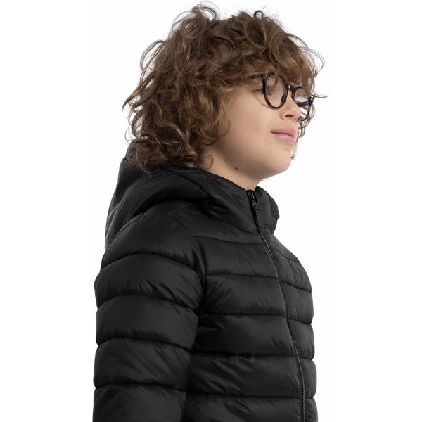 Kurtka puchowa chłopięca 4FJAW23TDJAM273 4F - czarny