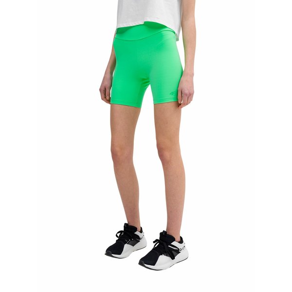 Legginsy, kolarki damskie 4FWSS24TTIGF151 4F - zielony