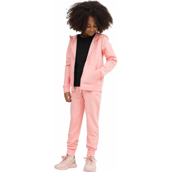 Bluza dziewczęca 4FJSS23TSWSF216 4F - pudrowy koral