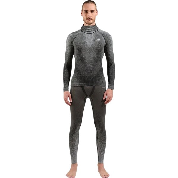 Longsleeve męski z kominiarką Top Facemask Performance Warm Blackcomb Odlo