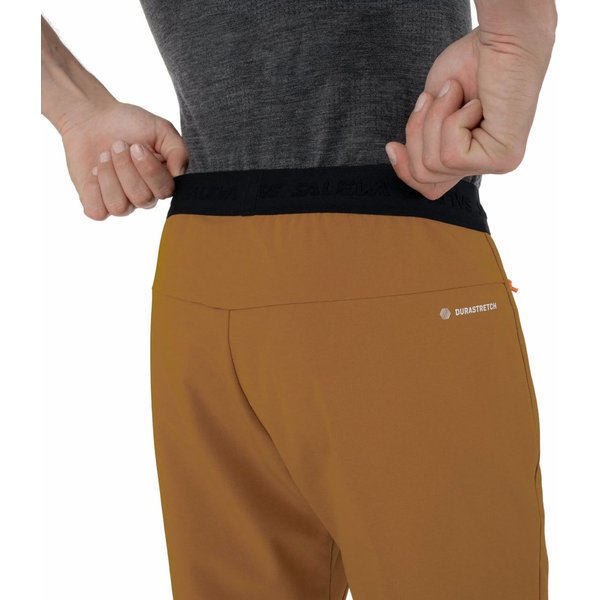 Spodnie trekkingowe męskie Sella Durastretch Light Salewa - golden brown