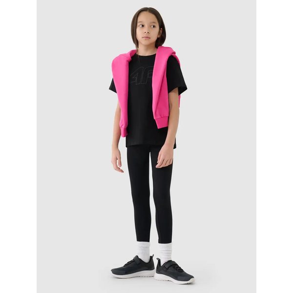 Koszulki dziewczęce TTSHF2333 4F - głęboka czerń