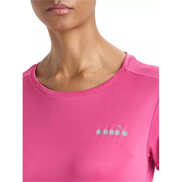 Koszulka damska L. SS Run Diadora - różowy