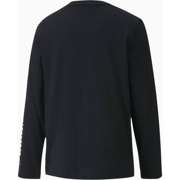 Longsleeve młodzieżowy Alpha LS Puma - czarny