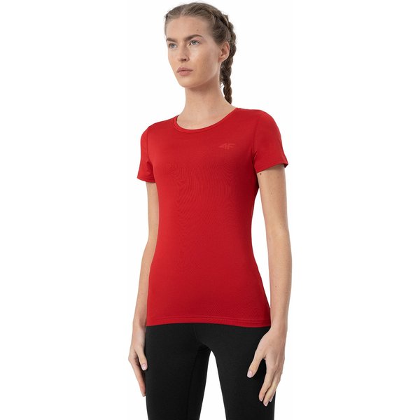 Koszulka damska 4FSS23TFTSF261 4F - czerwona