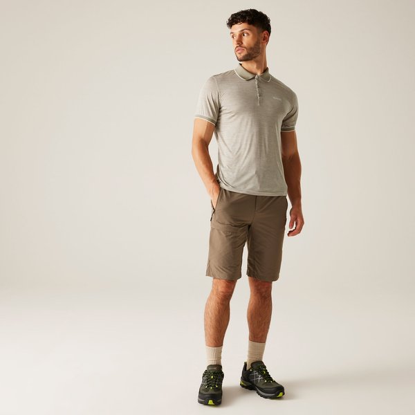 Koszulka męska polo Remex II Regatta - Golden Sand